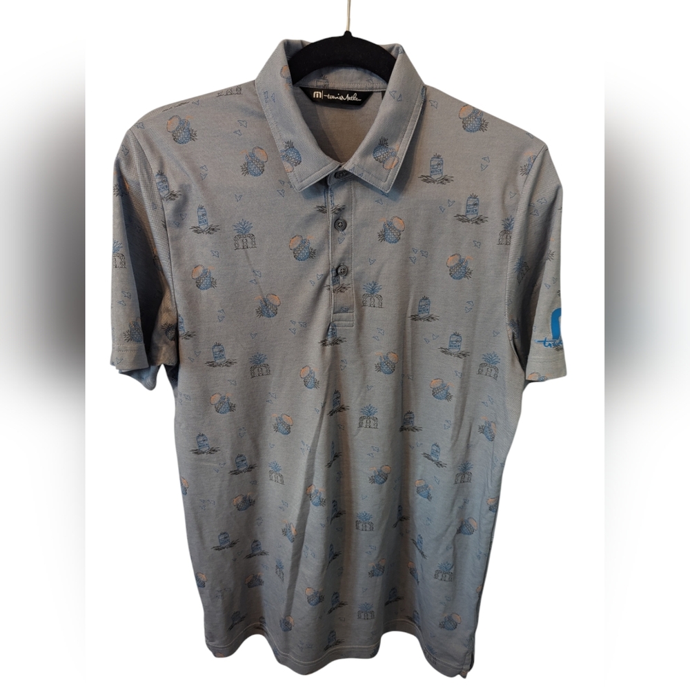 Travis Mathew Medium Blue/grey w/ print